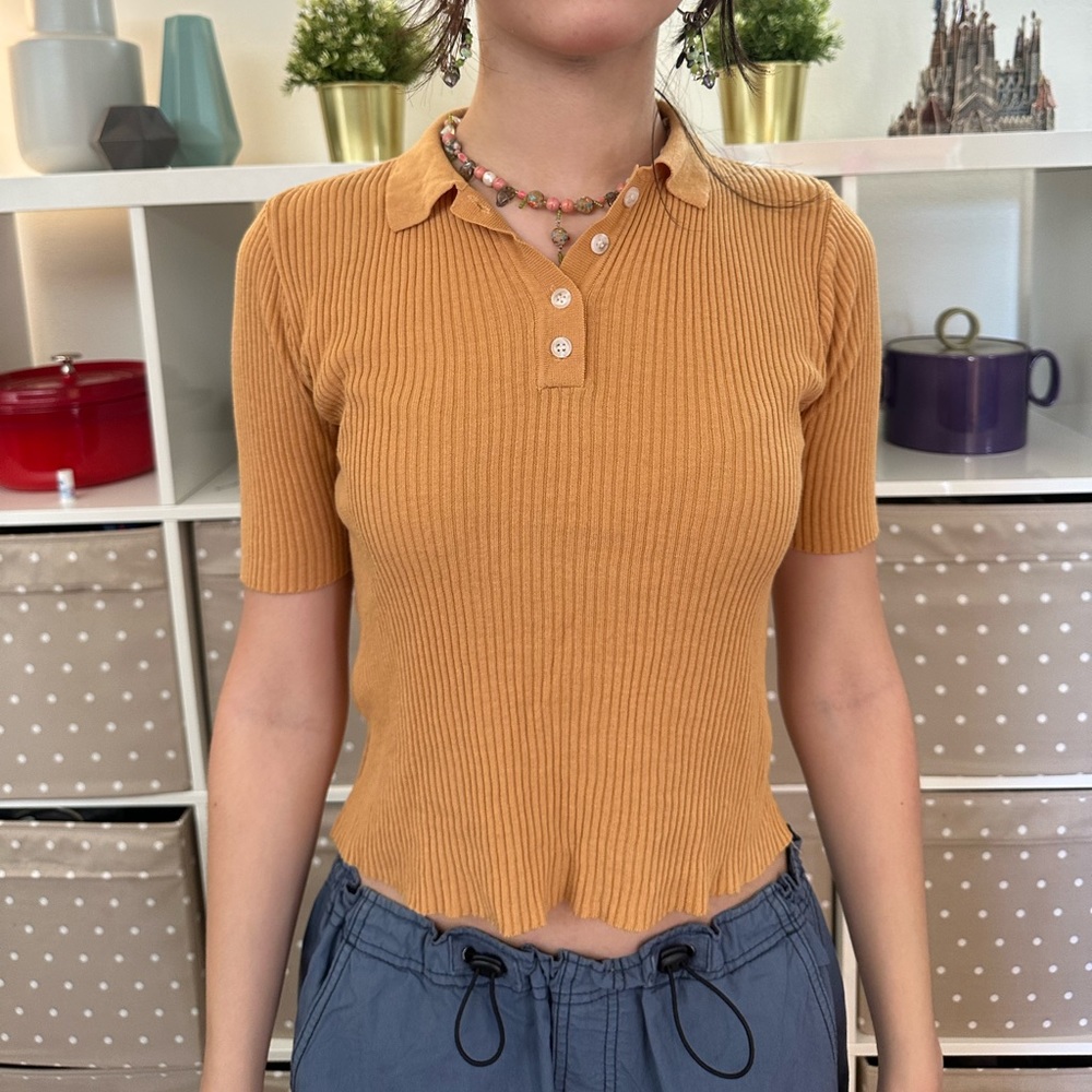 Ripped knit top